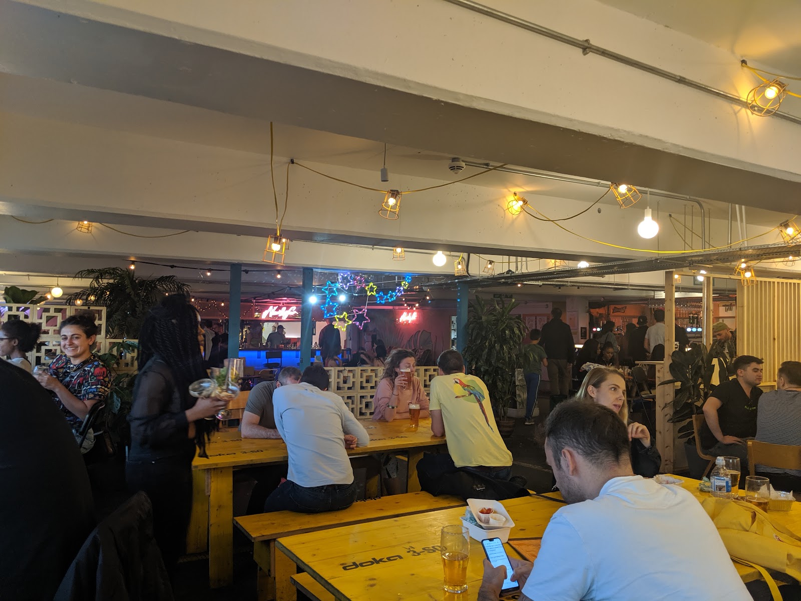Frank's Cafe London bar interior