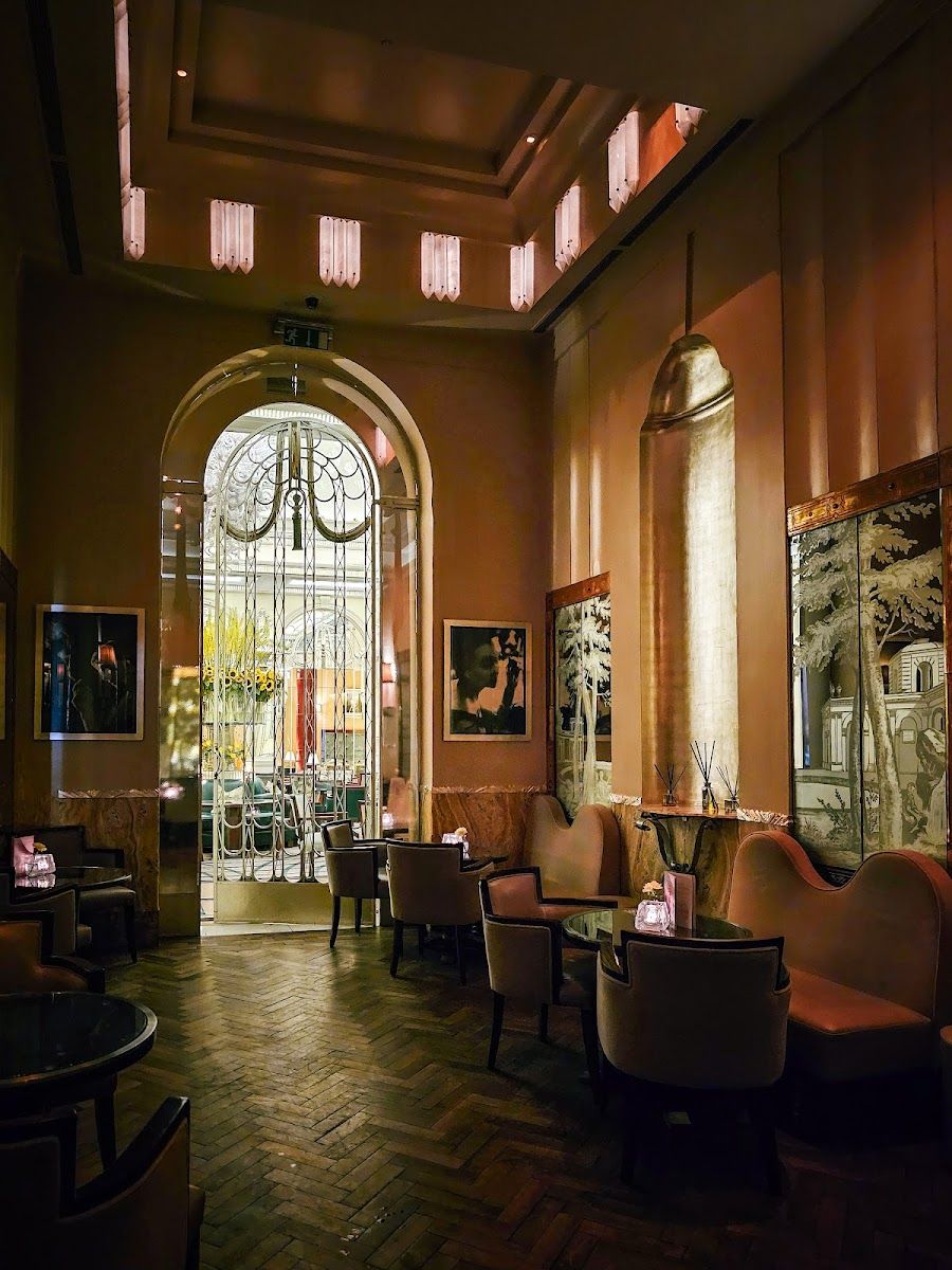 The Fumoir at Claridge's, London