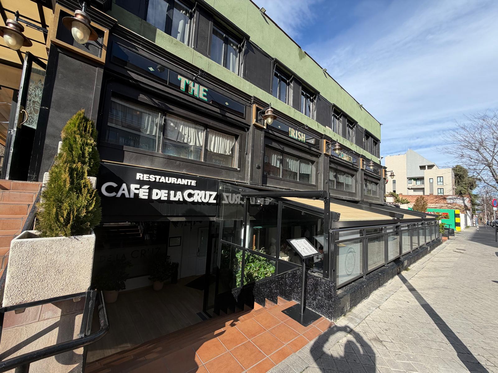 The Irish Corner bar interior with screens, Chamberí Madrid