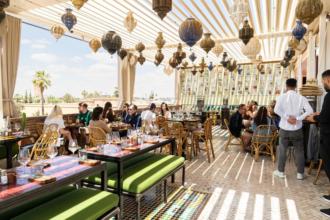 DarDar Rooftop terrace with medina views, Marrakech