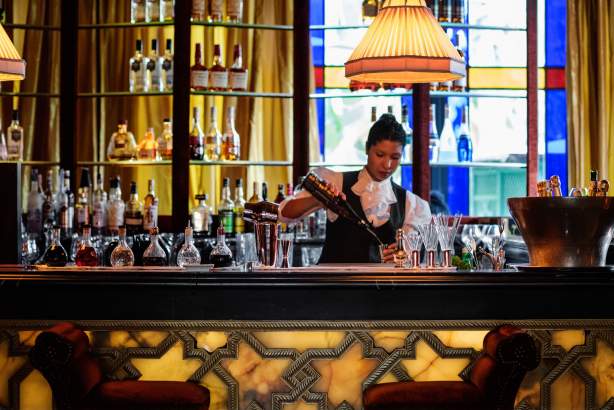 Bar Italien at La Mamounia Marrakech bar interior