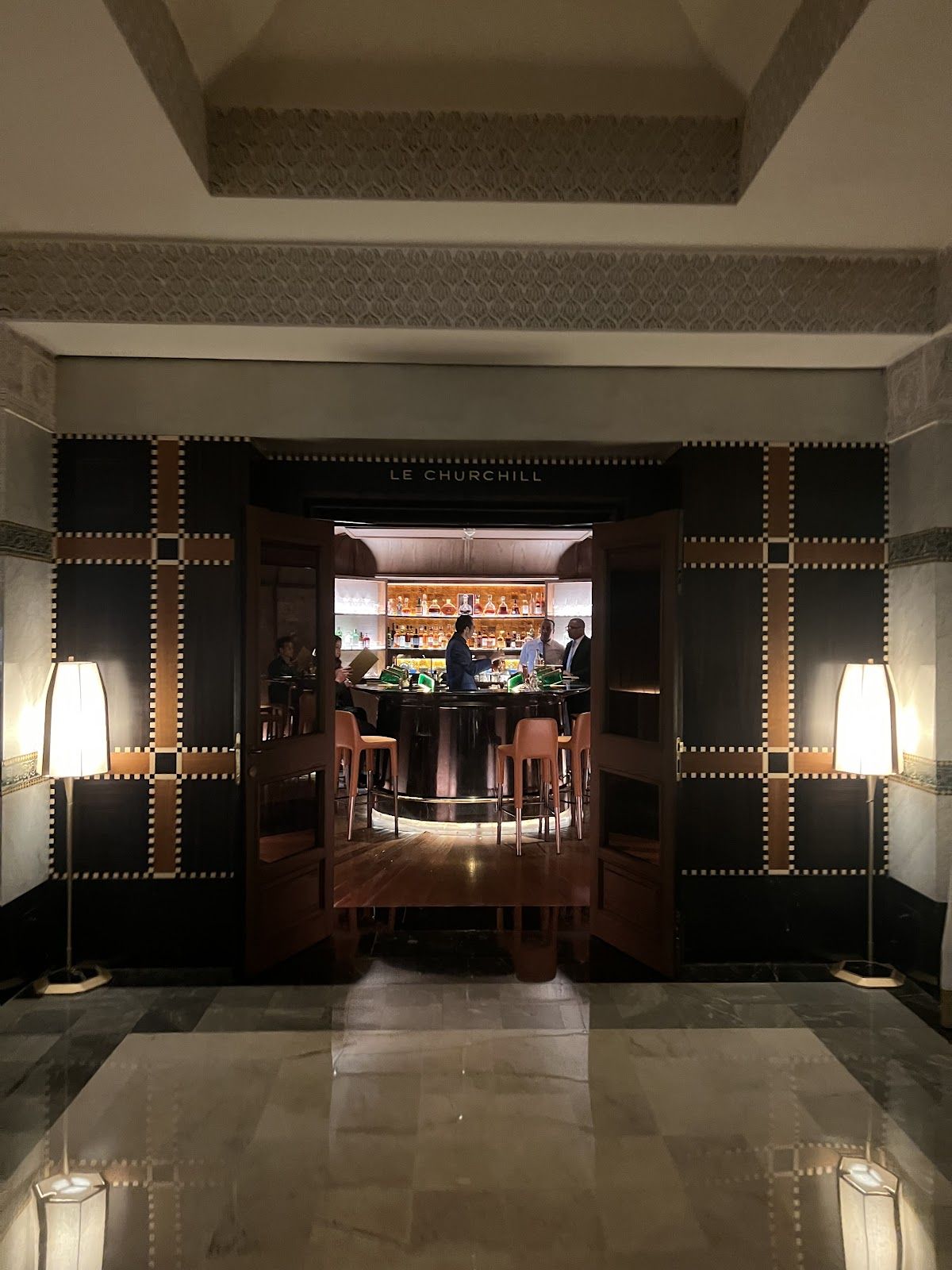 Bar Churchill at La Mamounia, Marrakech