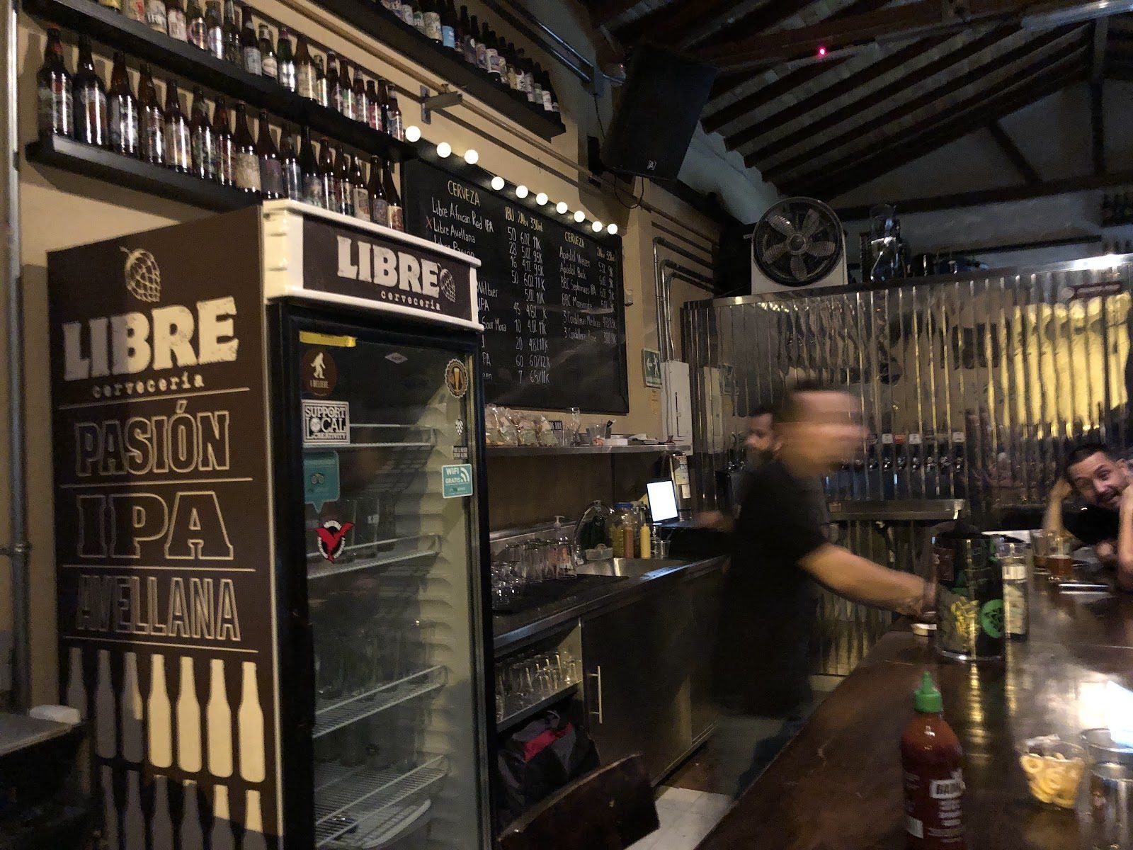 Cerveceria Libre Medellin bar interior