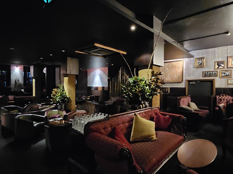 Velvet seating at Gin Palace