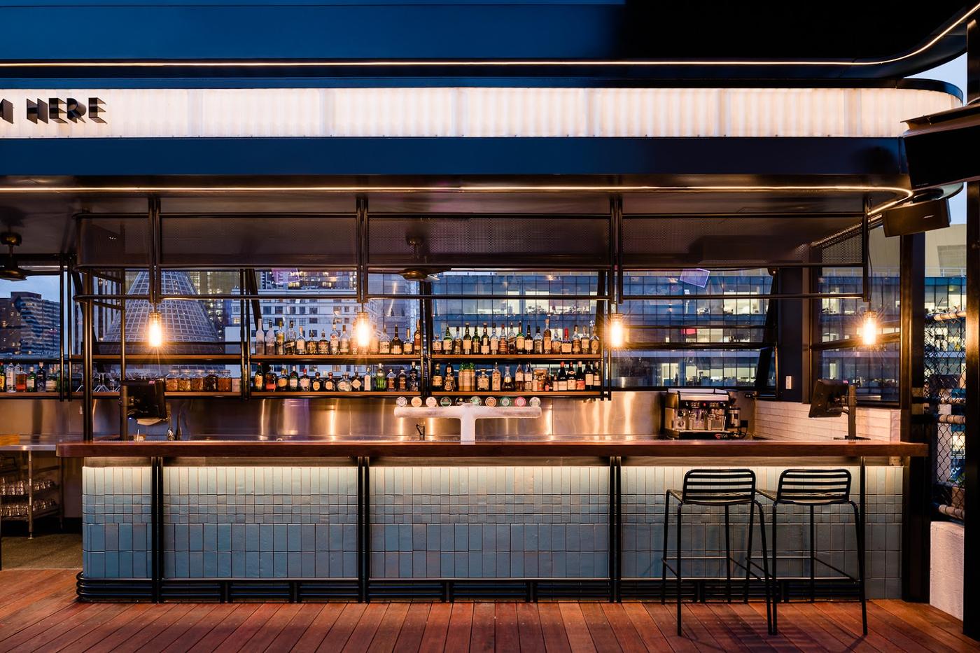 Rooftop Bar Melbourne skyline views Level 7 Swanston Street