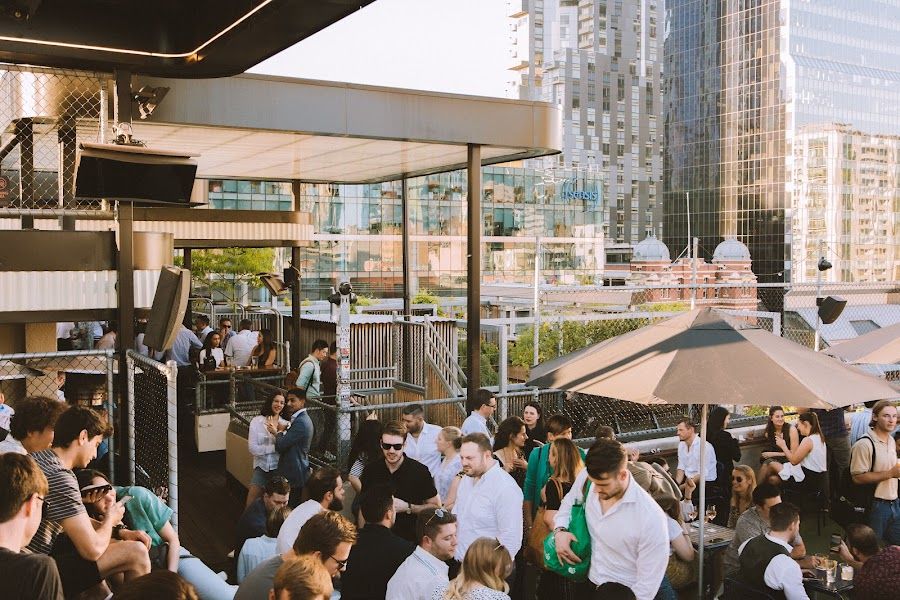 Rooftop Bar at Curtin House, Melbourne