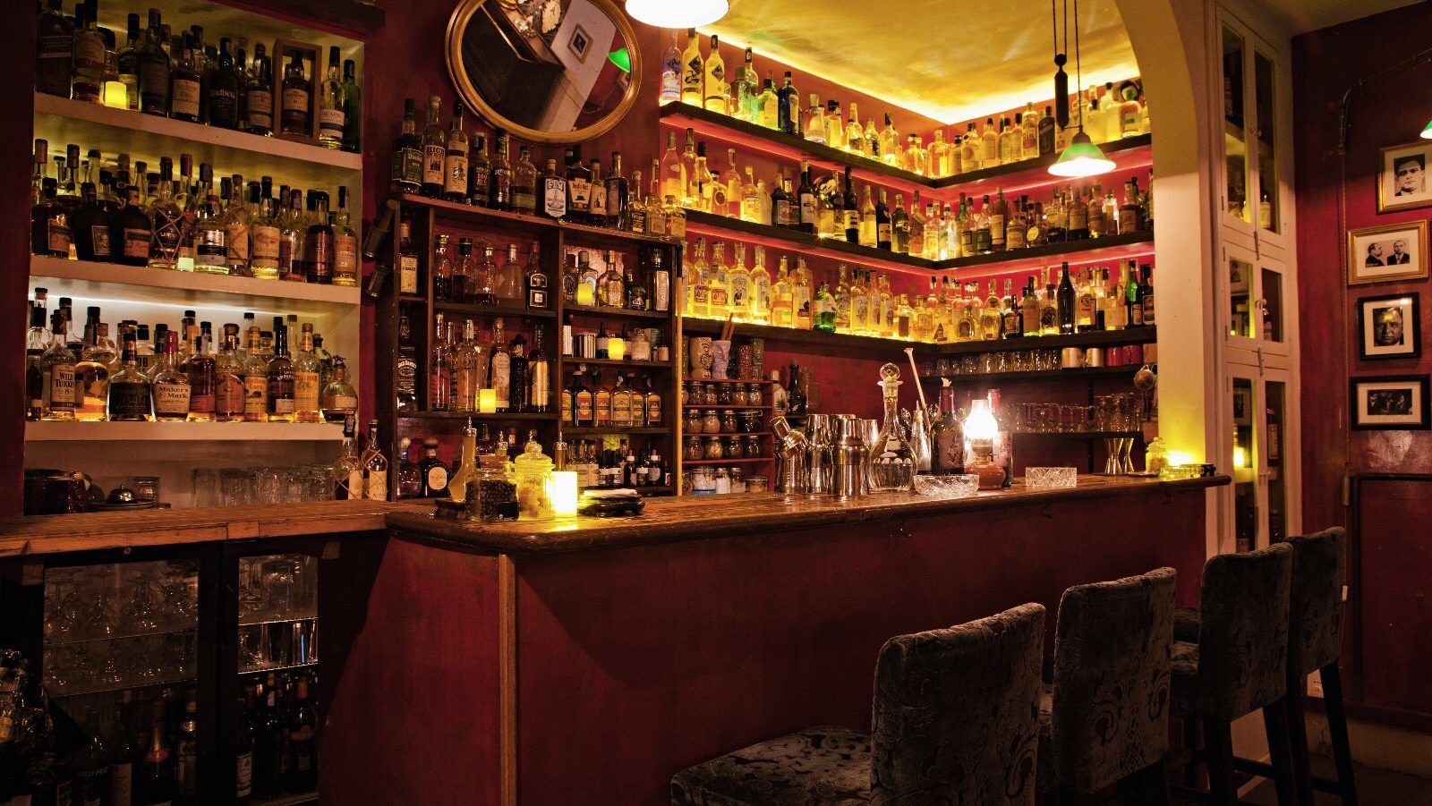 Jerry Thomas Speakeasy CDMX Mexico City bar interior