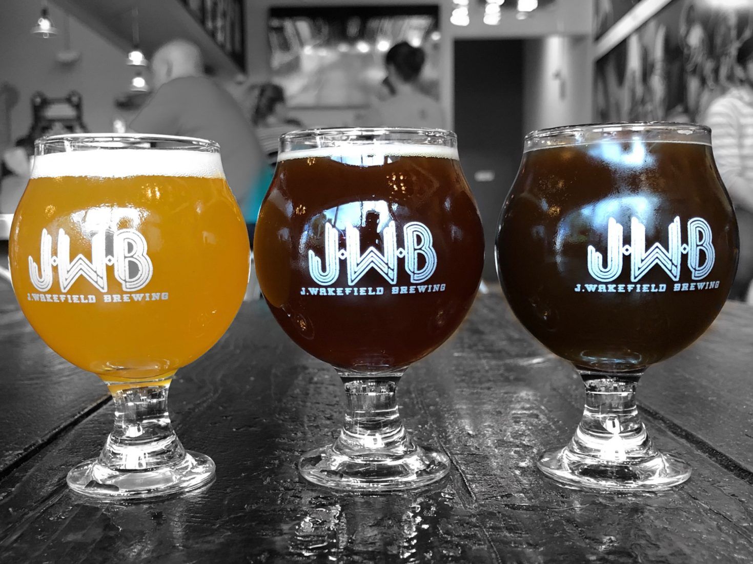 J Wakefield Brewing Miami bar interior