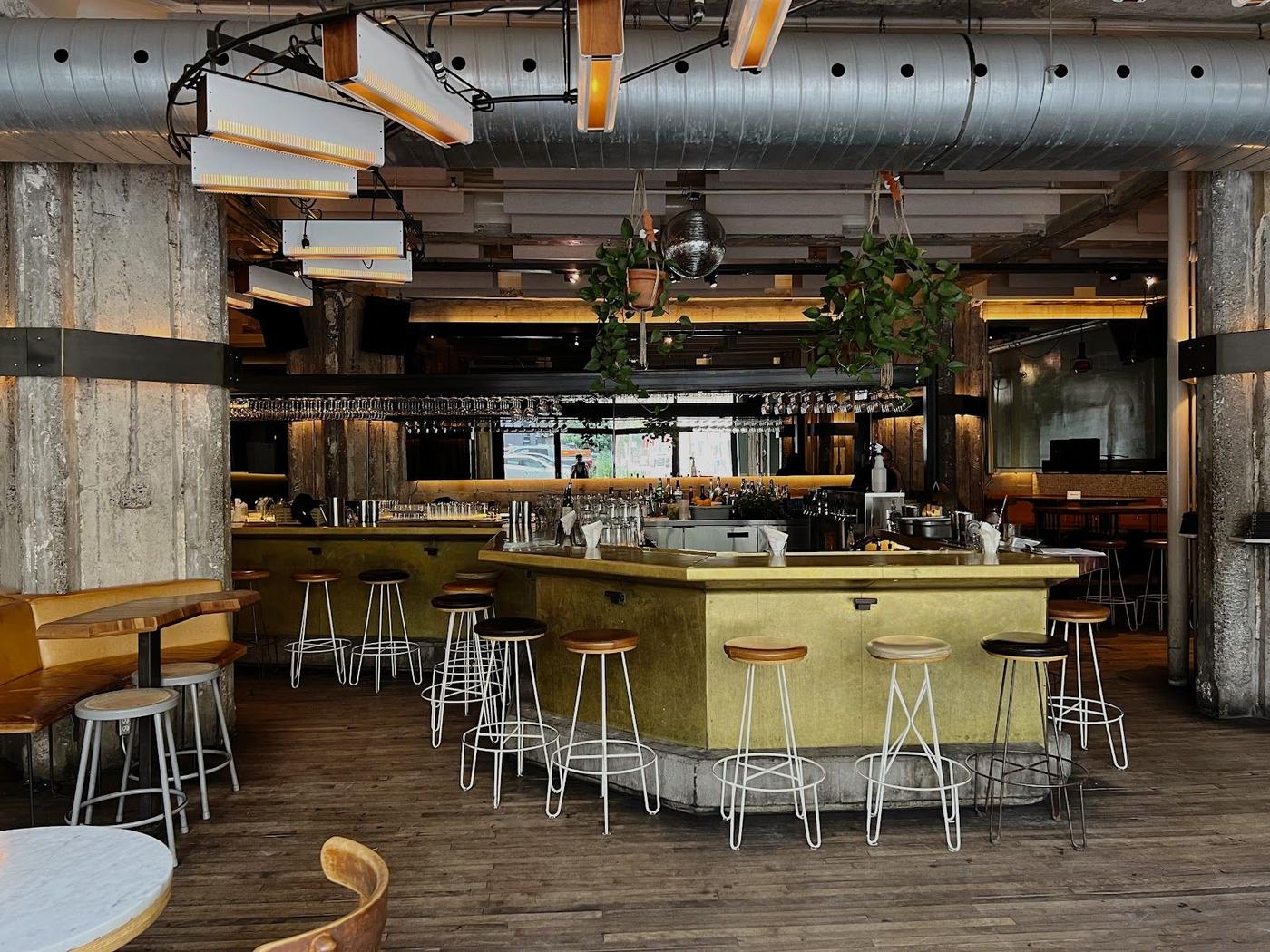 Furco cocktail bar interior Montreal industrial design