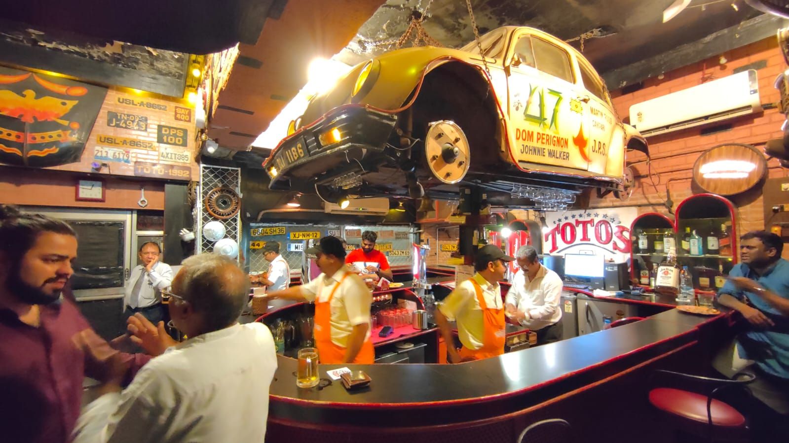 Bottoms Up Bar Mumbai bar interior