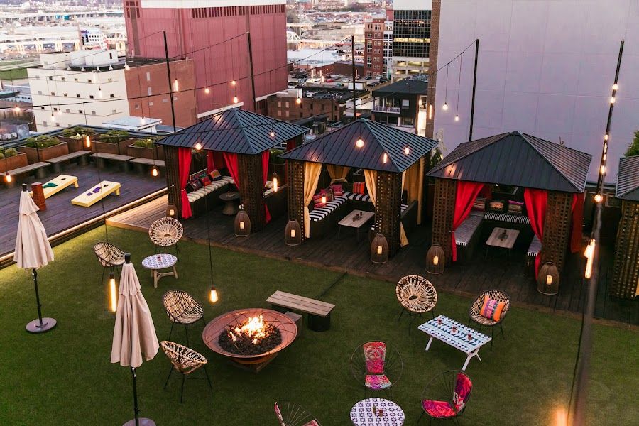 Rooftop Lounge at Bobby Hotel, Nashville