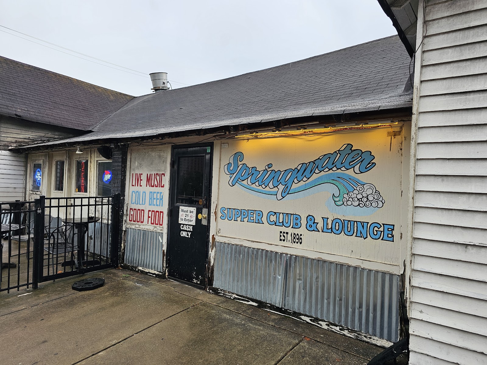 Springwater Supper Club dive bar interior, West End Nashville