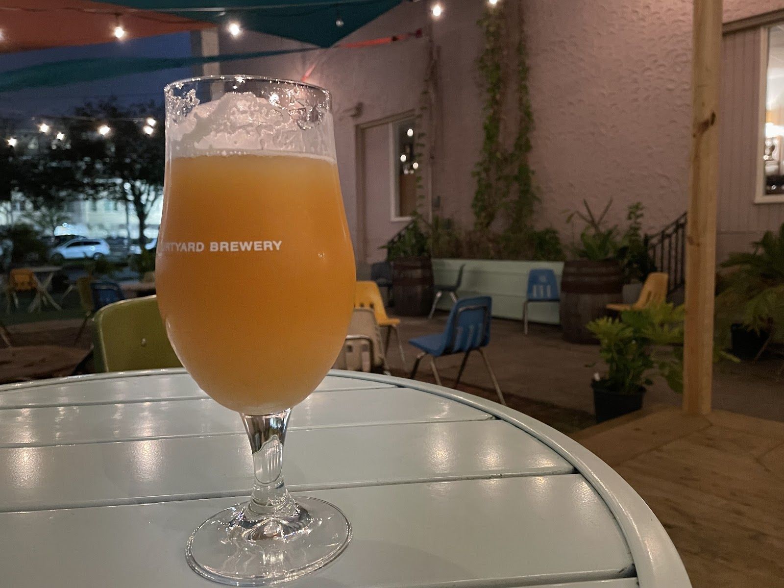 Courtyard Brewery New Orleans bar interior