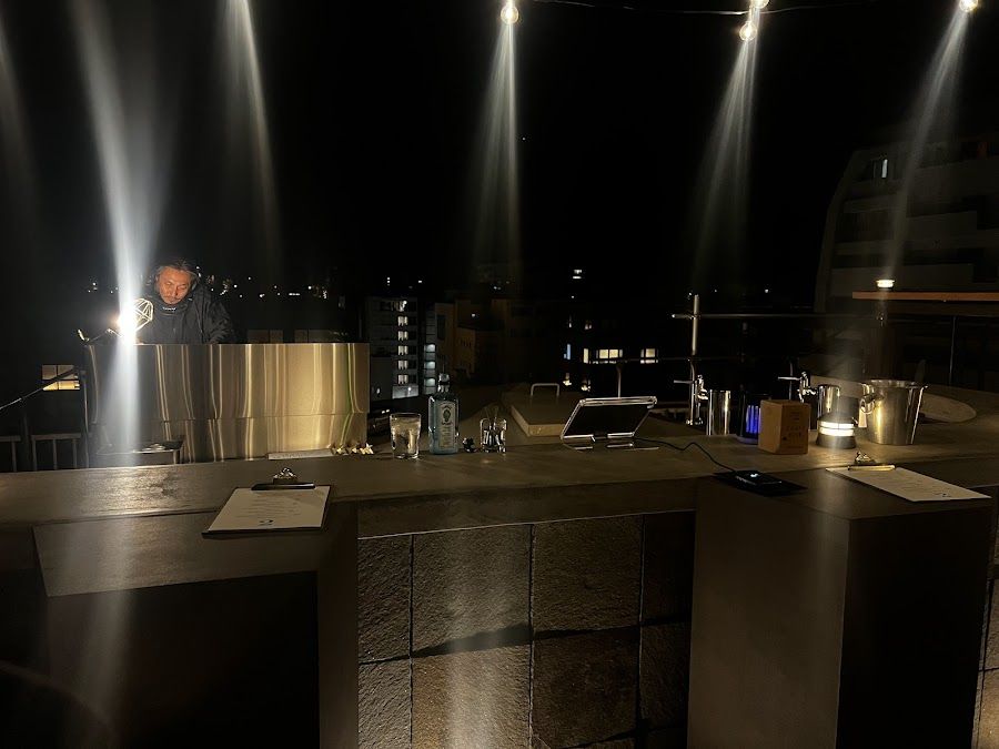 Asahi Beer Garden Rooftop, Osaka