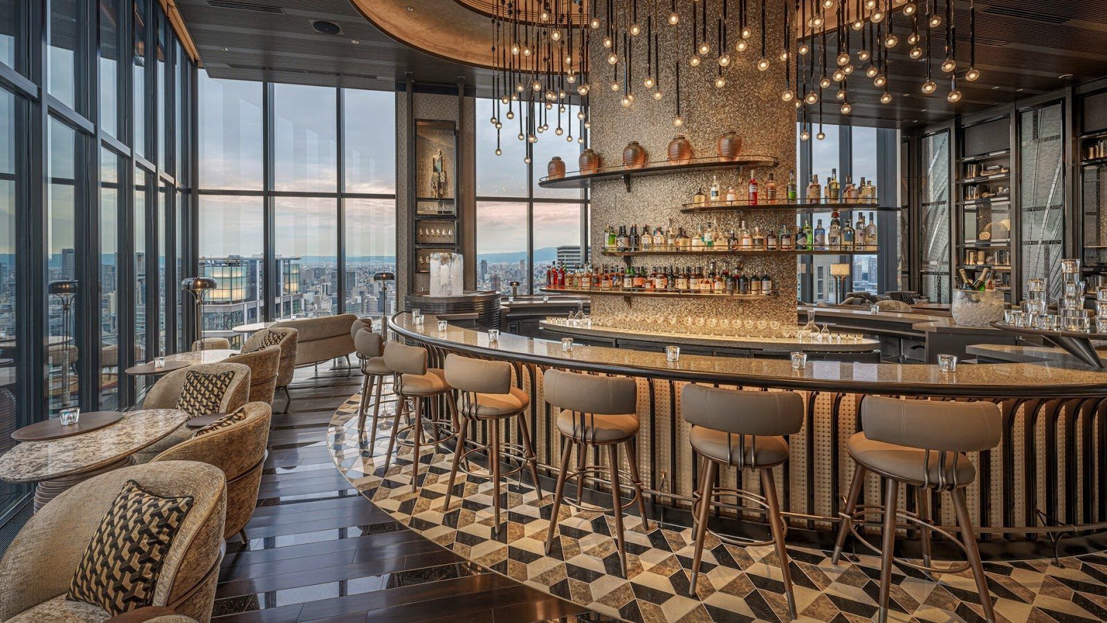40 Sky Bar & Lounge, Conrad Osaka Osaka bar interior