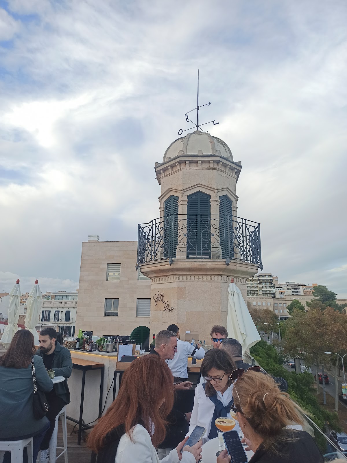Sky Bar at Hostal Cuba, Palma