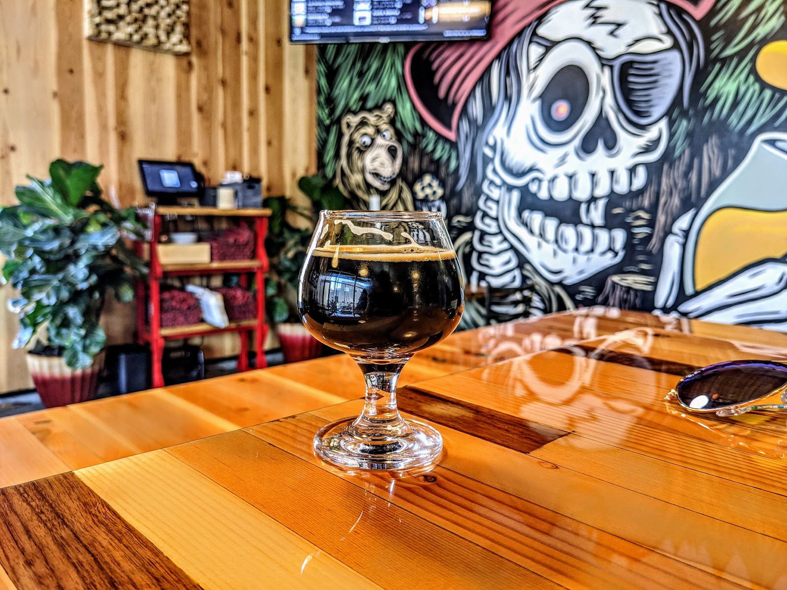Hazy IPA poured at Great Notion Brewing in Portland