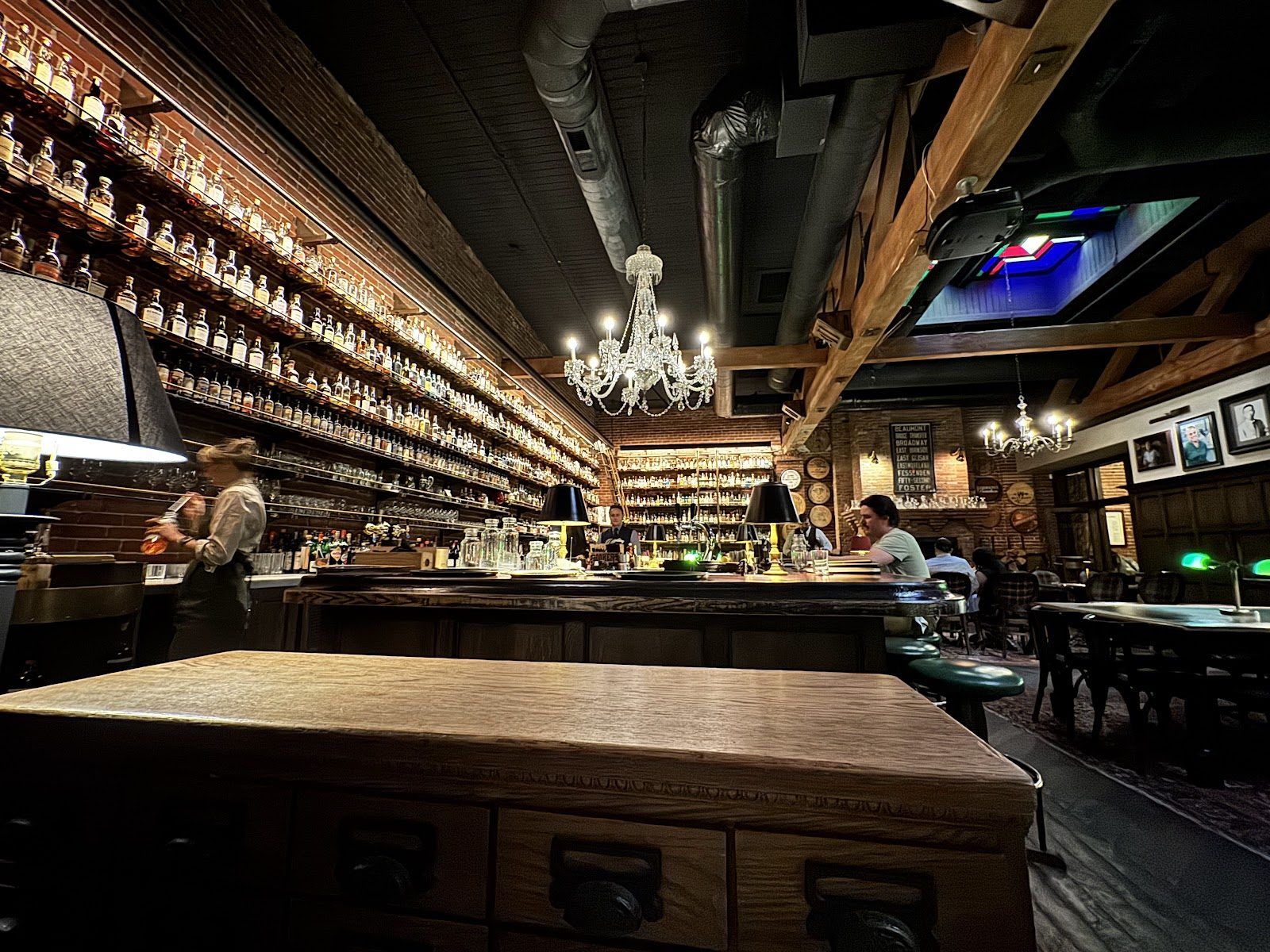 Multnomah Whiskey Library Portland bar interior