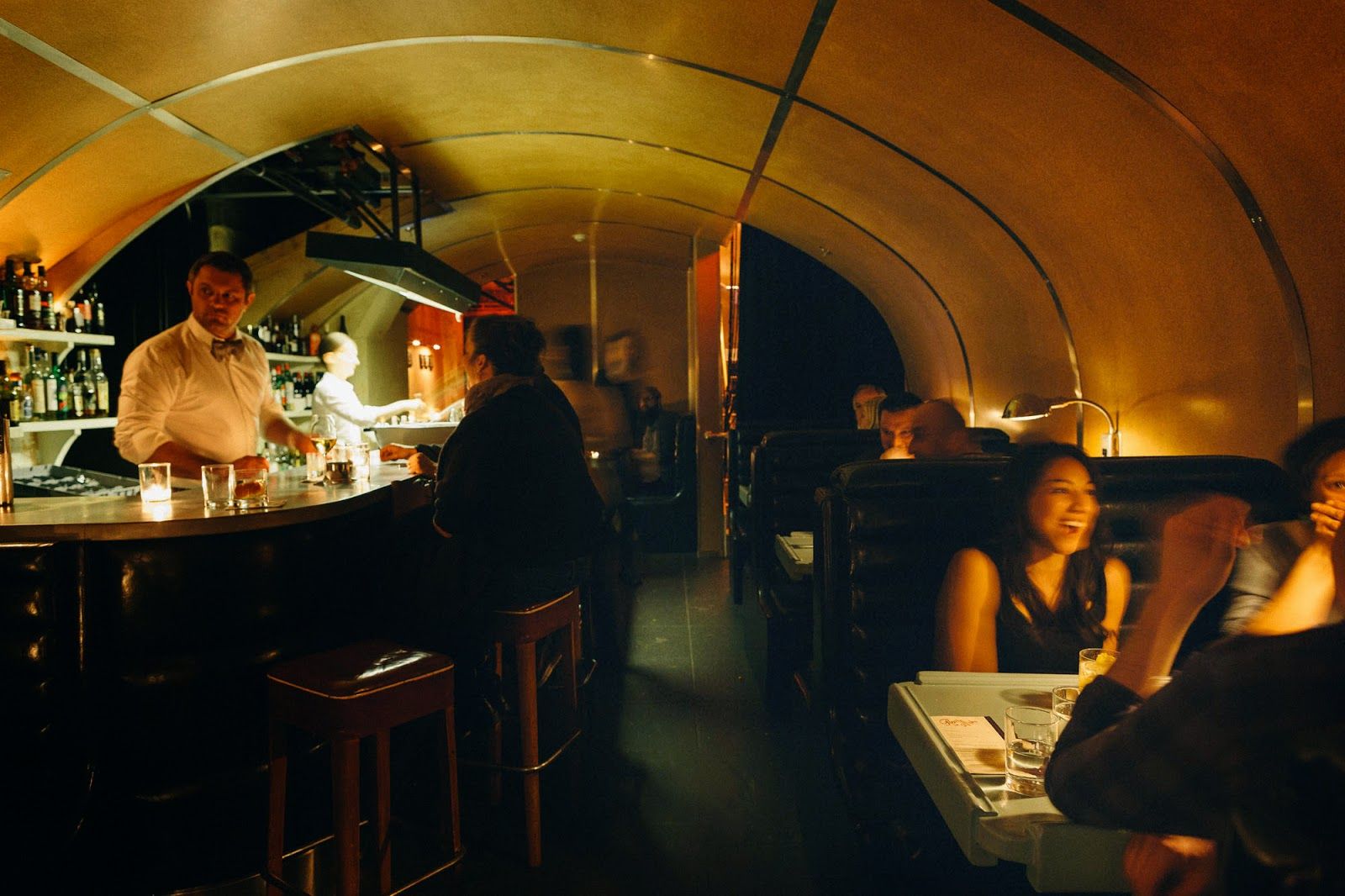 Pepe Le Moko underground cocktail bar interior, Portland Oregon