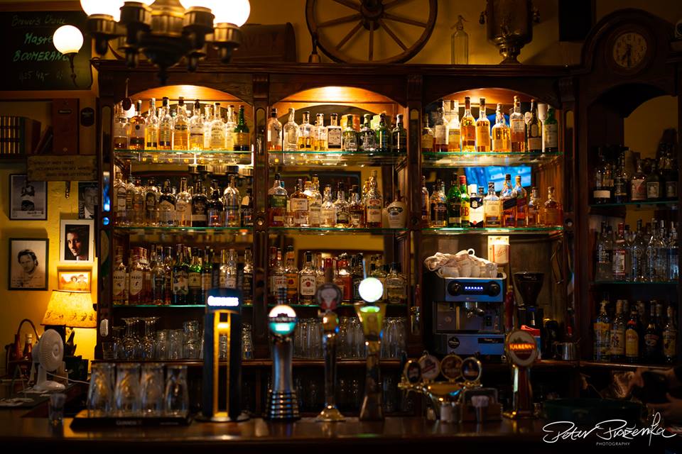 James Joyce Irish Pub Prague bar interior