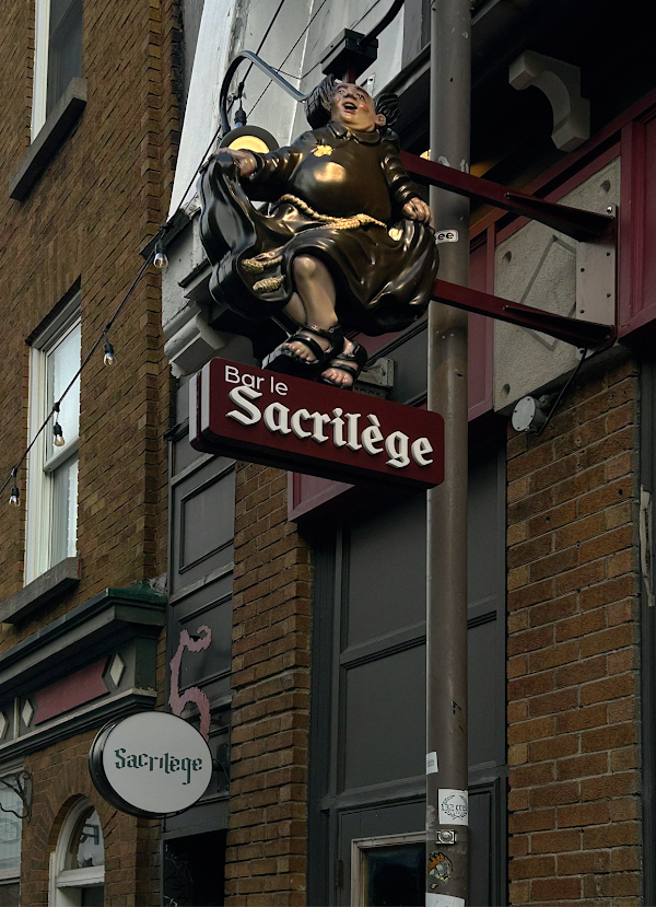 Bar Le Sacrilège in Quebec City