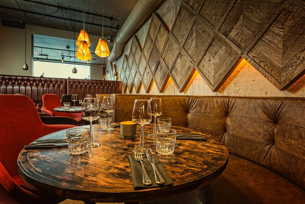 KOL cocktail bar and open kitchen in central Reykjavik