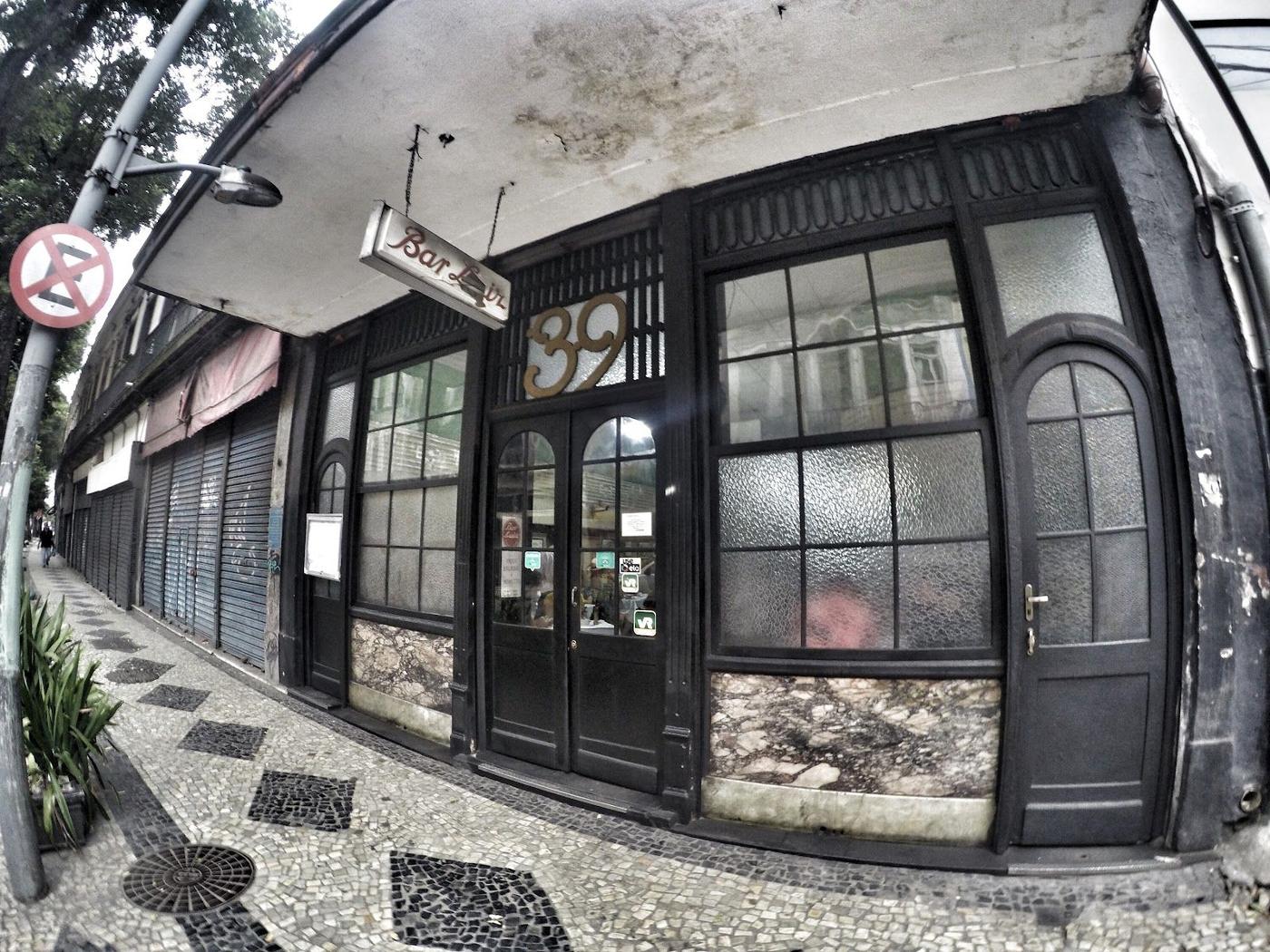 Bar Luiz historic beer hall interior Rio de Janeiro Centro