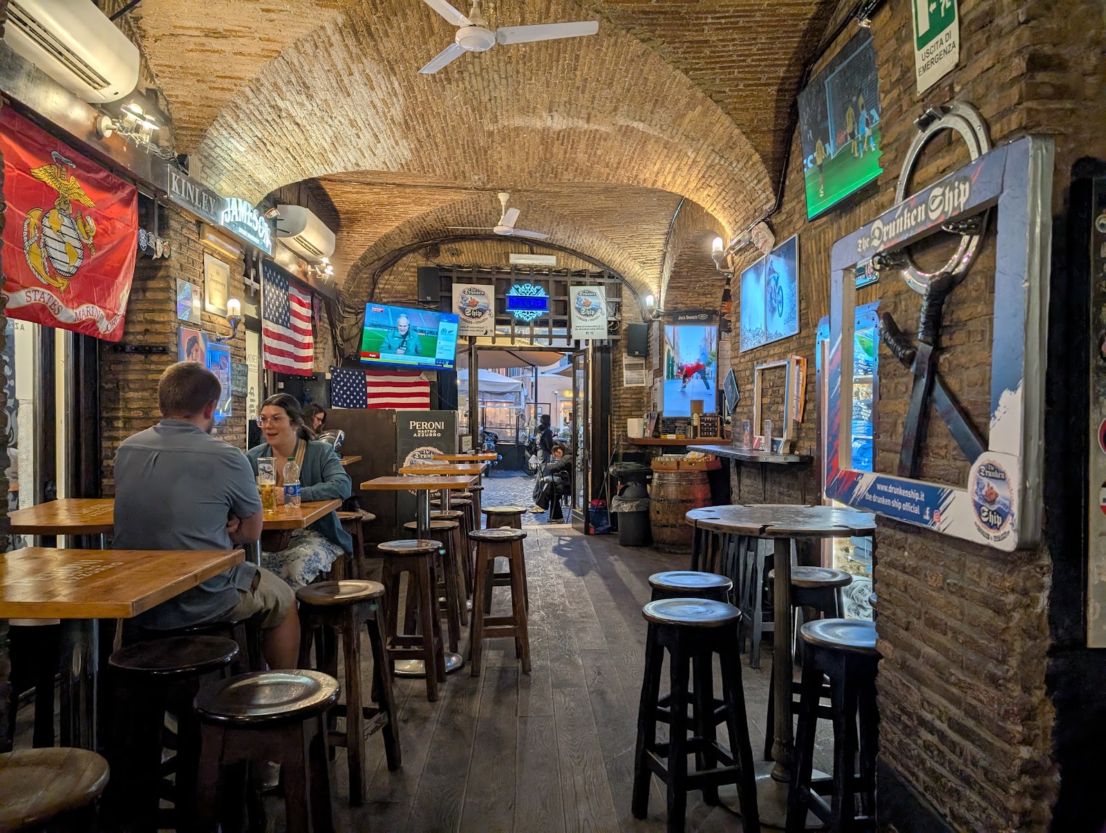 The Drunken Ship, Rome