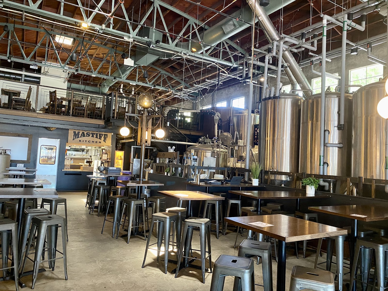 North Park Beer Company brewery and taproom with tap wall on University Avenue, North Park, San Diego