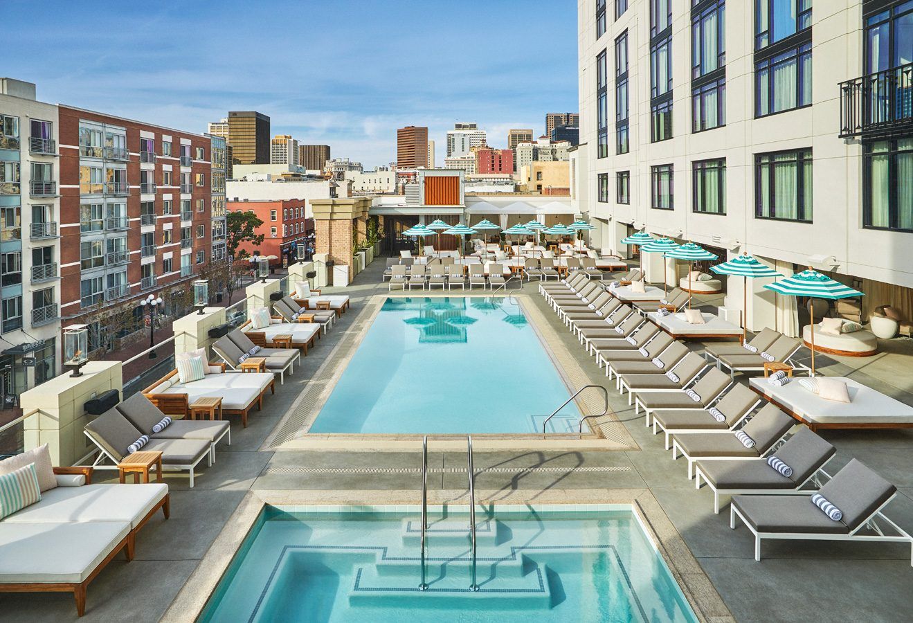 Pool Lounge at Pendry, San Diego