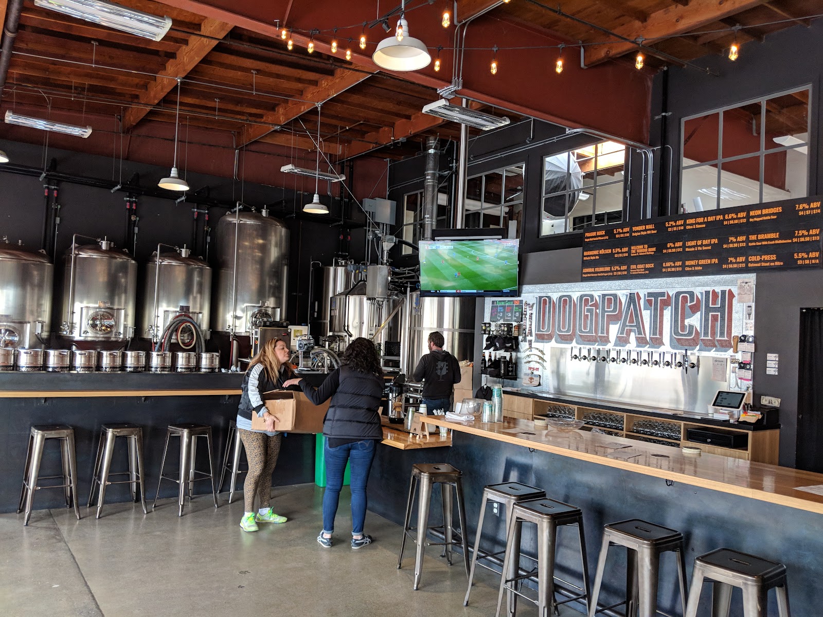 Harmonic Brewing taproom in the Dogpatch, San Francisco