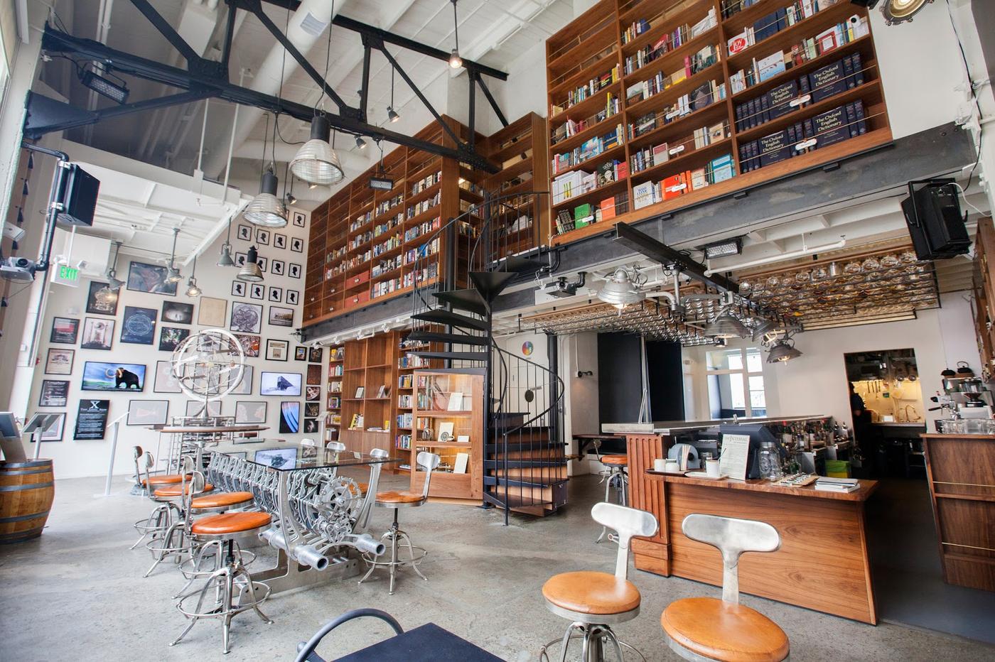 The Interval at Long Now bar interior Fort Mason San Francisco