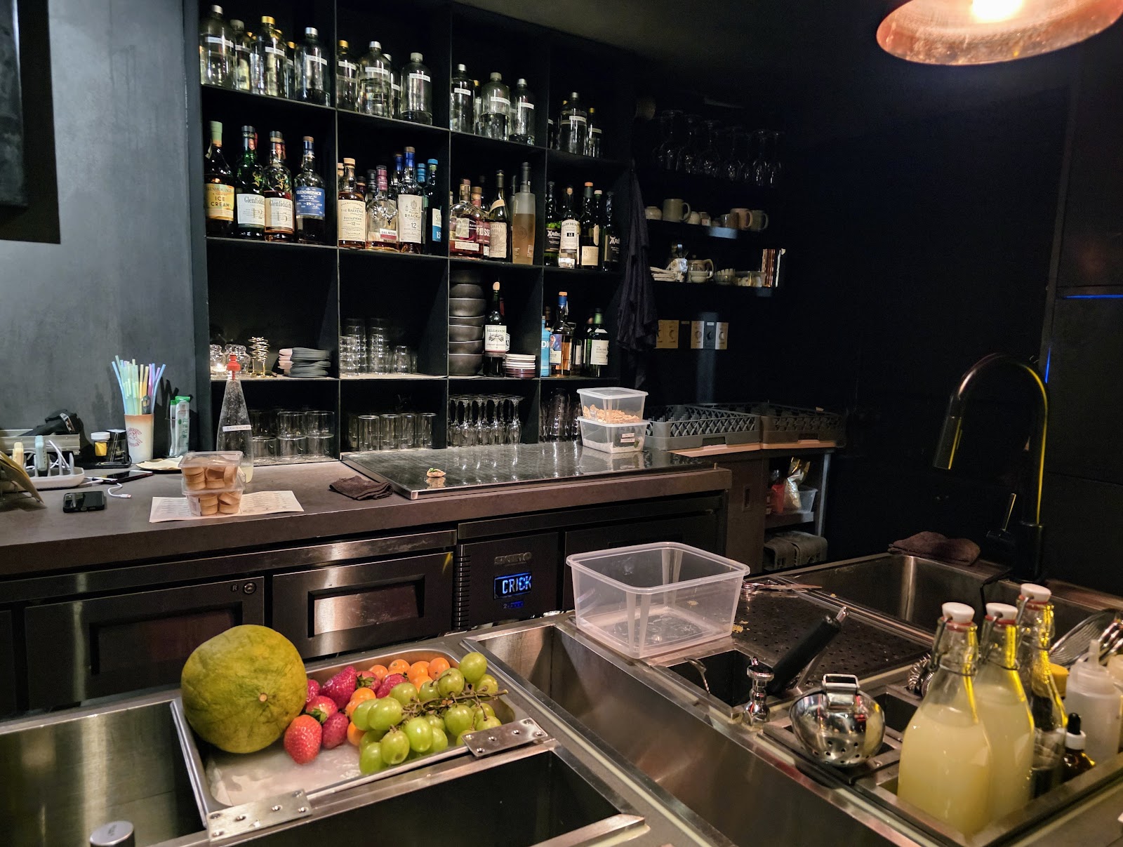 Pine and Co lab-style speakeasy cocktail bar in Apgujeong, Seoul