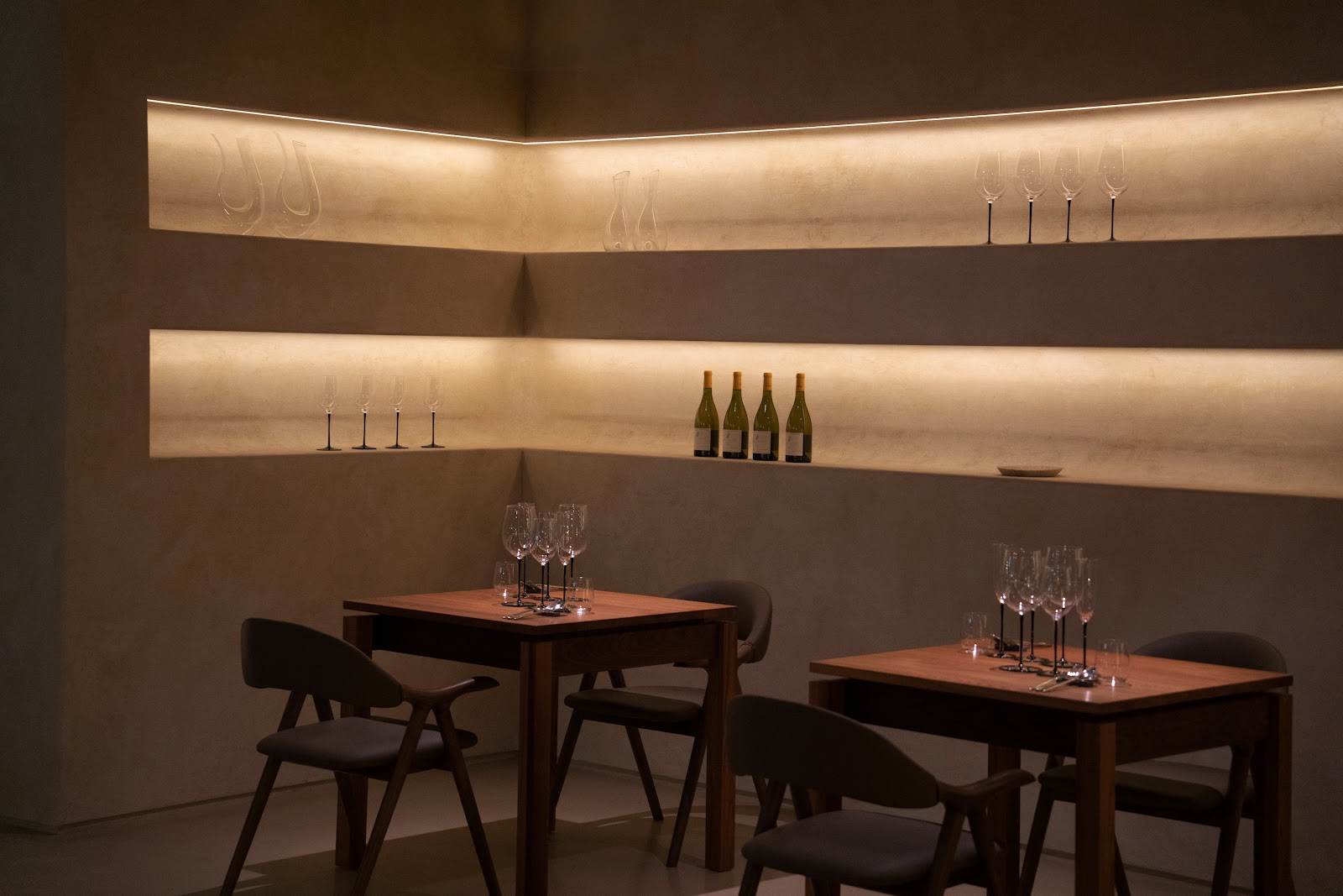 Sav Seoul cave-concept wine bar interior in Gangnam, Seoul