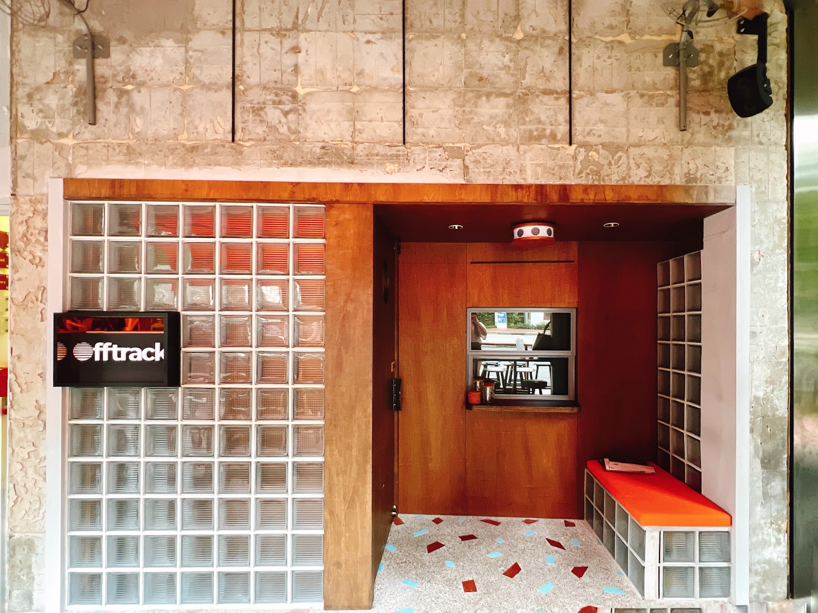 Offtrack music-led bar interior on North Canal Road, Singapore