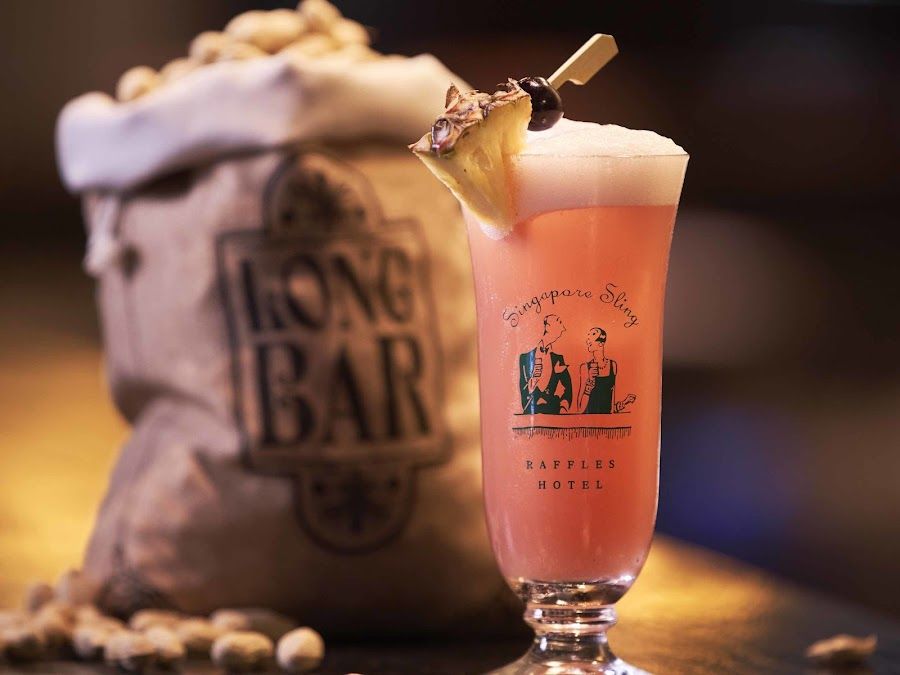 The Long Bar at Raffles, Singapore