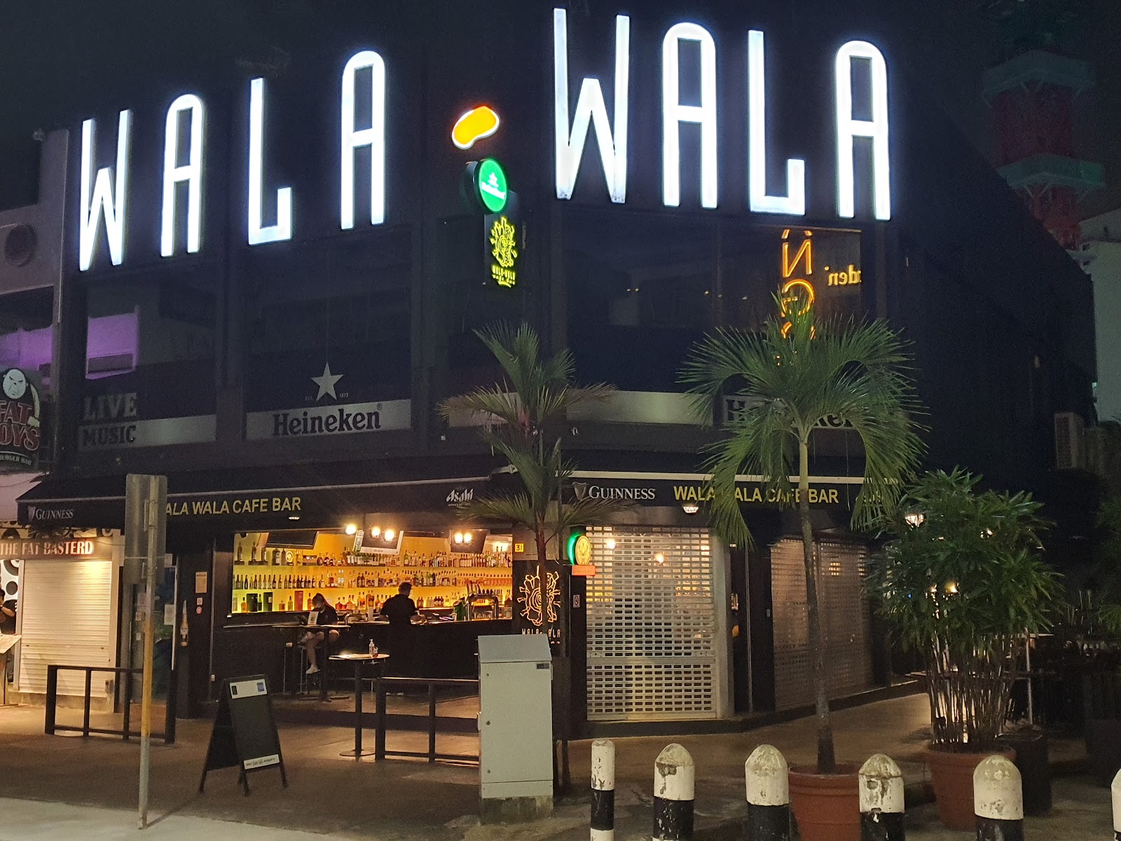 Wala Wala Cafe Bar live band stage, Holland Village Singapore
