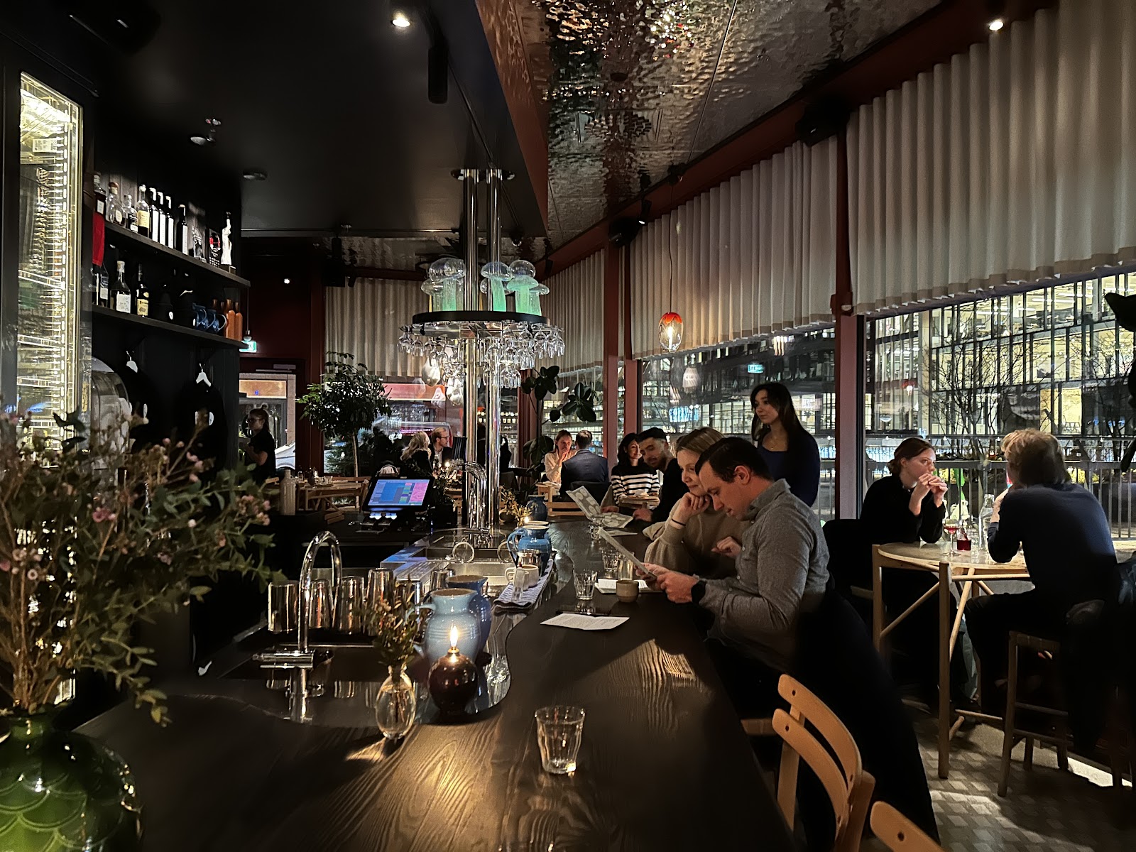 Röda Huset cocktail bar interior in Norrmalm, Stockholm