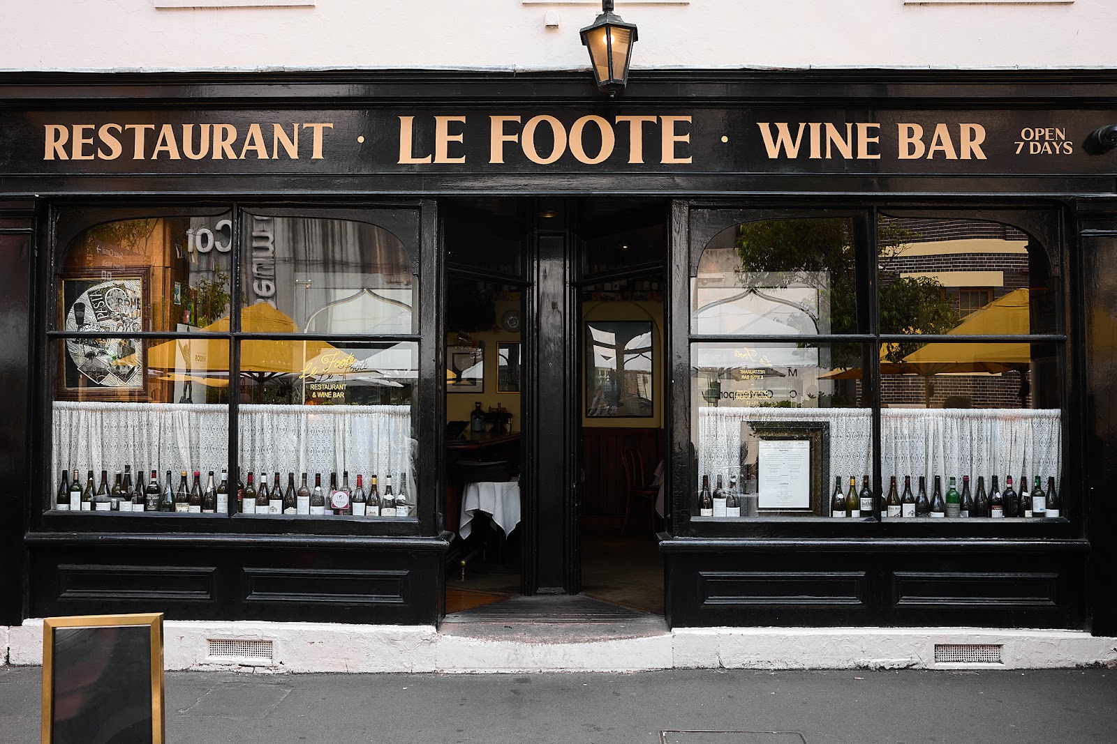 Le Foote European wine bar and Mediterranean grill interior, The Rocks Sydney