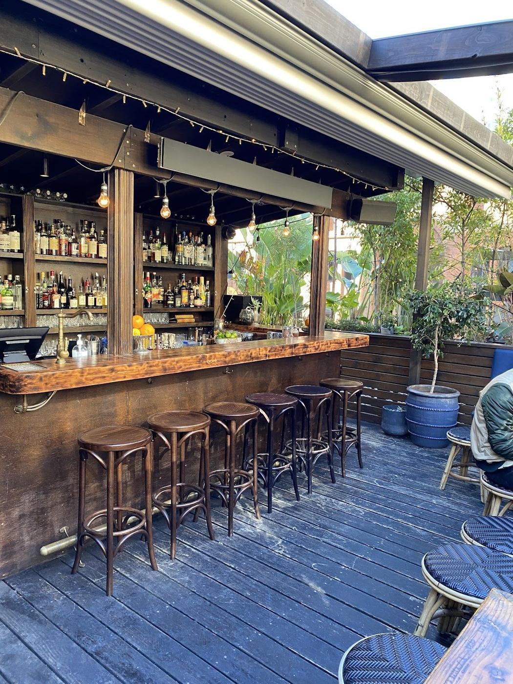 Old Mate's Place Sydney — hidden CBD library bar with rooftop terrace