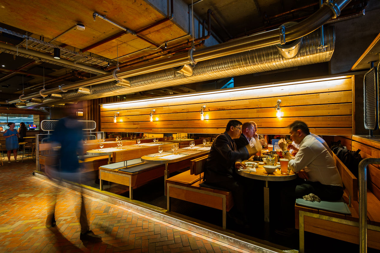 The Sporting Globe sports bar and grill at King Street Wharf, Sydney