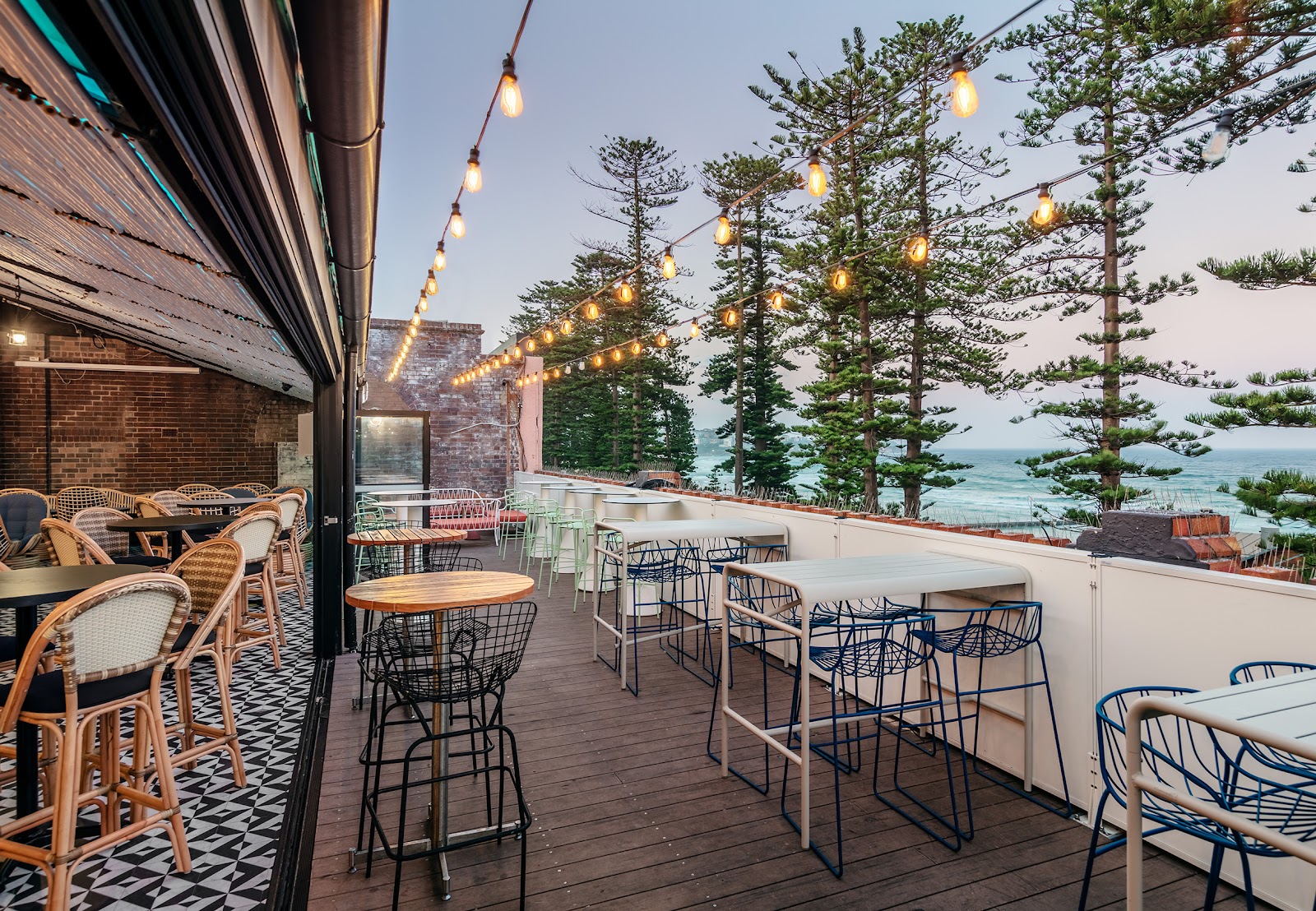 Hotel Steyne sports bar interior on The Corso, Manly Sydney