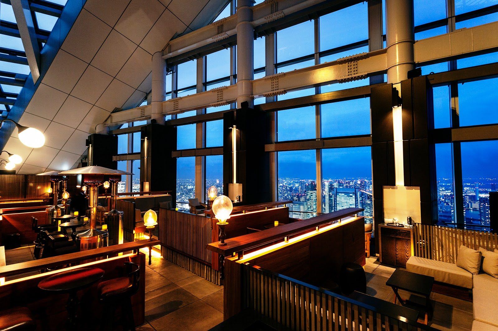 Rooftop Bar at Andaz Tokyo Tokyo bar interior