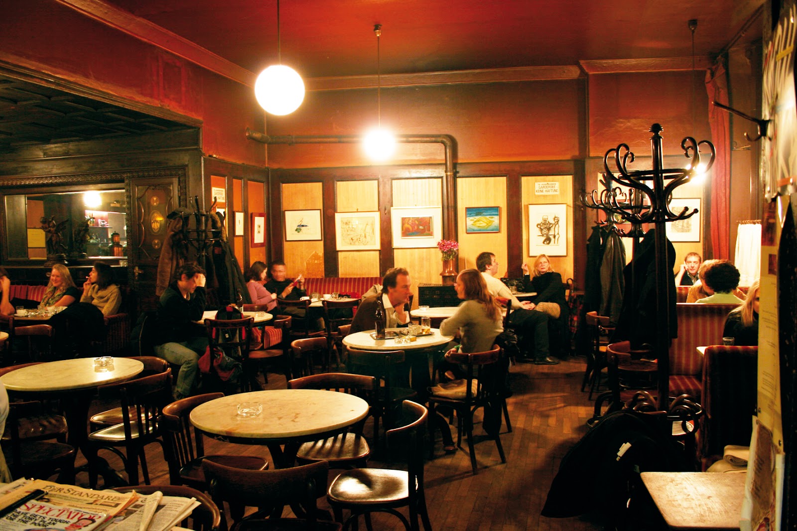 Café Hawelka Back Room, Vienna