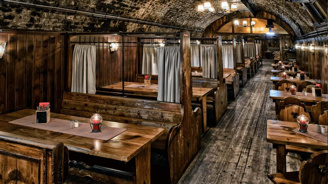 Esterhazykeller historic vaulted wine cellar on the Haarhof, Vienna