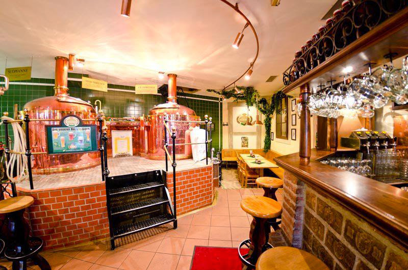 Salm Brau brewpub in a former convent on Rennweg, Landstrasse, Vienna