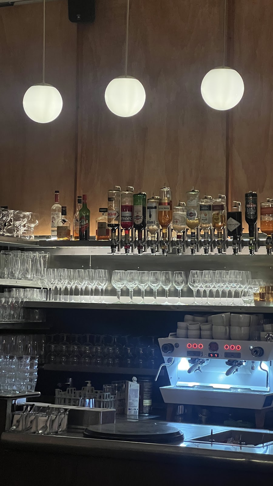 Drinks in the living-room bar at Wirr on Burggasse in Vienna's Neubau