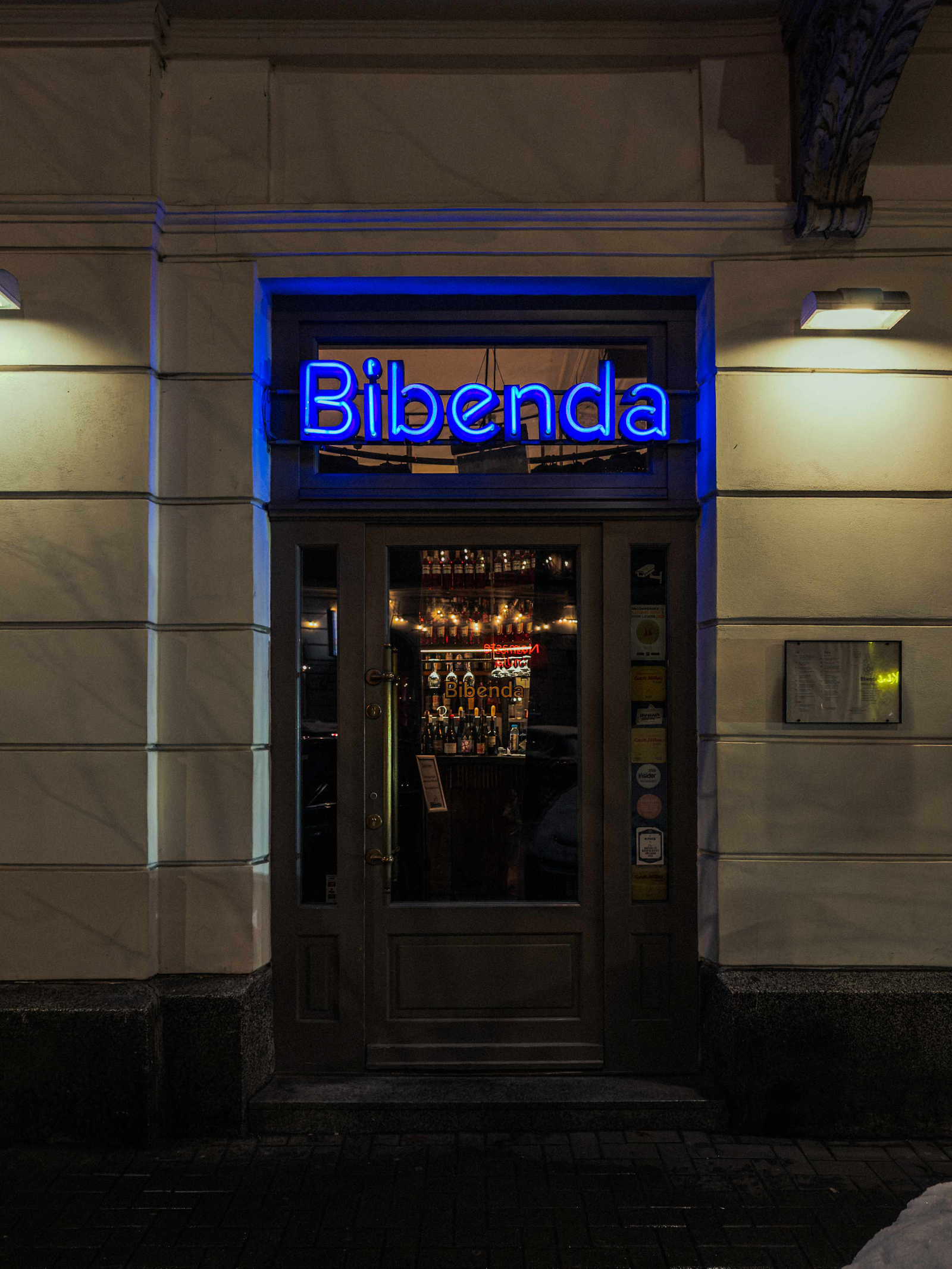 Bibenda natural wine bistro on Nowogrodzka in Srodmiescie, Warsaw