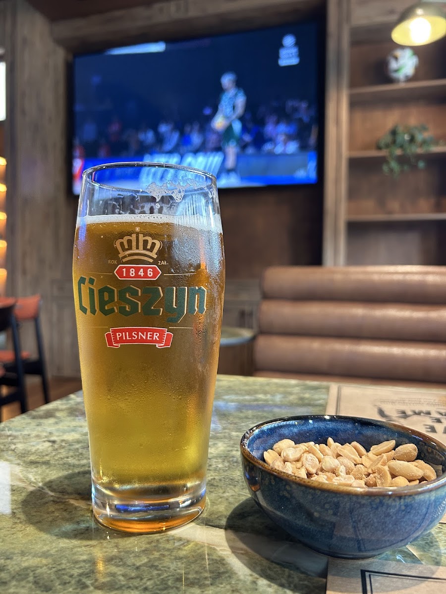 Champions Sports Bar interior, Warsaw