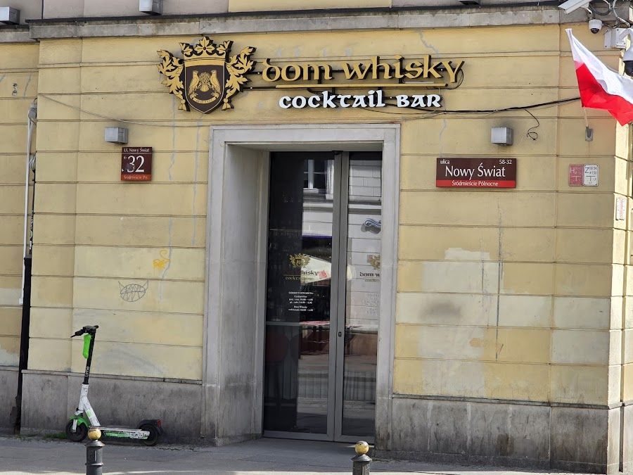 Cocktail Bar Max &amp; Dom Whisky, Warsaw